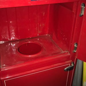 Antique coke ice box